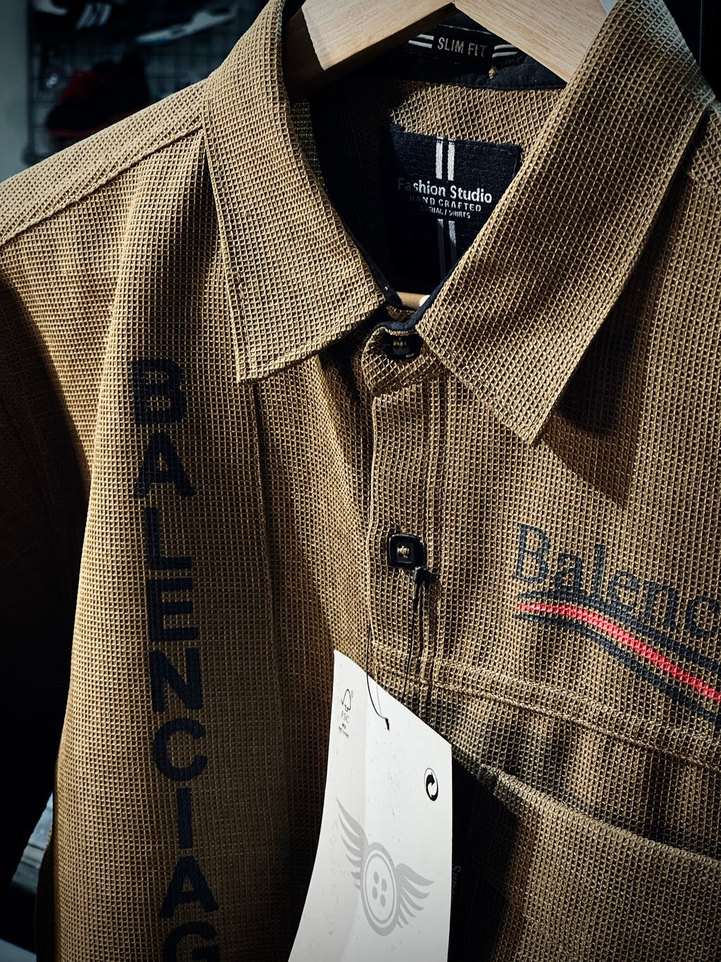 Balenciaga Street Weave Shirt koi