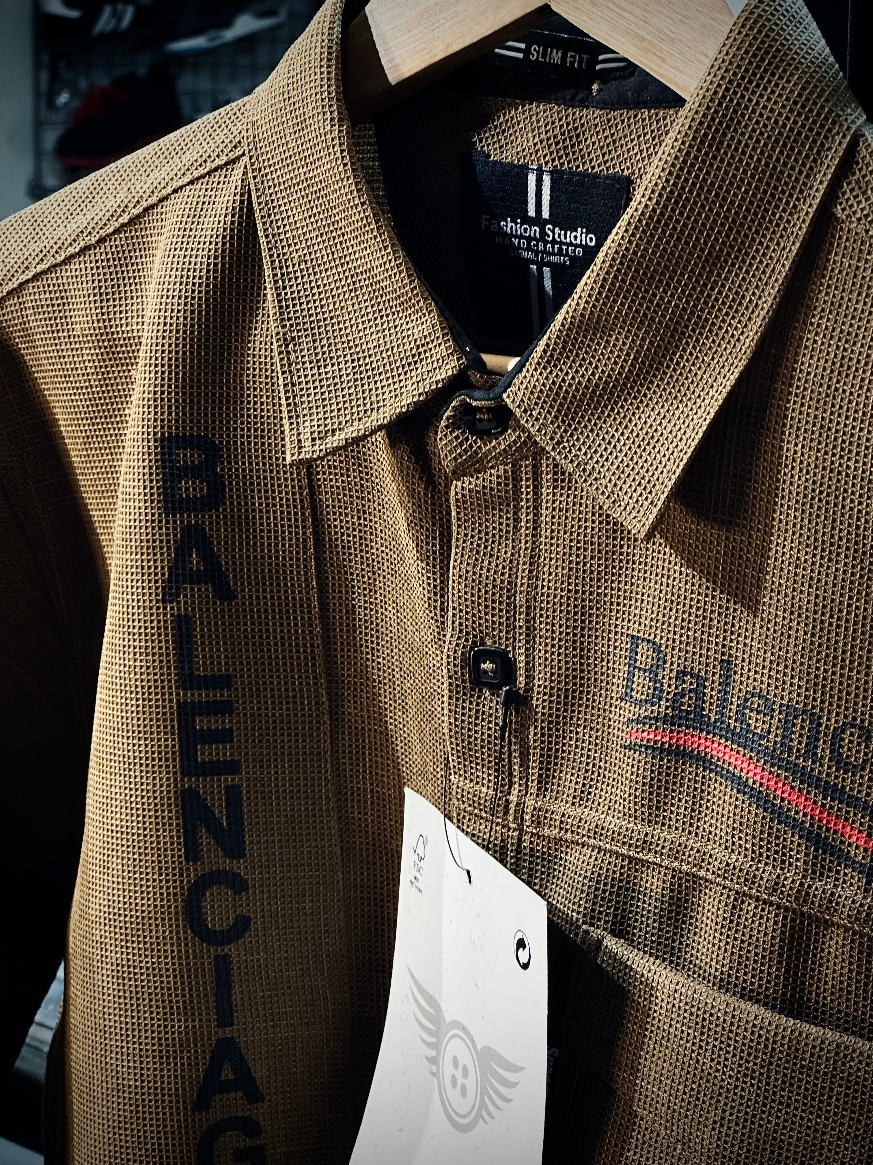 Balenciaga Street Weave Shirt koi